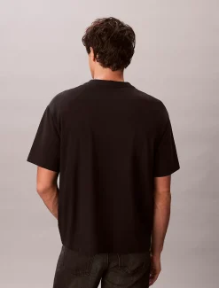 Calvin Klein Lässiges T-Shirt mit Logo-Applikation^Herren T-shirts
