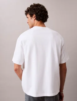 Calvin Klein Lässiges T-Shirt mit Logo-Applikation^Herren T-shirts