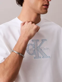 Calvin Klein Lässiges T-Shirt mit Logo-Applikation^Herren T-shirts