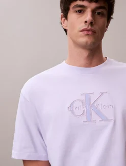 Calvin Klein Lässiges T-Shirt mit Logo-Applikation^Herren T-shirts