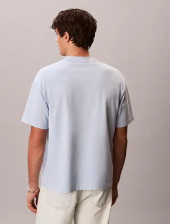 Calvin Klein Lässiges T-Shirt mit Logo-Applikation^Herren T-shirts
