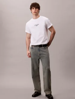 Calvin Klein Lässiges T-Shirt mit Logo-Grafik^Herren T-shirts