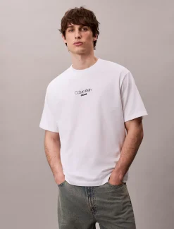 Calvin Klein Lässiges T-Shirt mit Logo-Grafik^Herren T-shirts