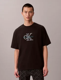 Calvin Klein Lässiges T-Shirt mit Monologo-Grafik^Herren T-shirts
