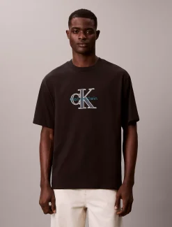 Calvin Klein Lässiges T-Shirt mit Monologo-Grafik^Herren T-shirts