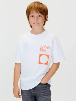 Calvin Klein Lässiges T-Shirt mit Print am Rücken^Kinder Kleidung