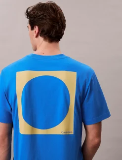 Calvin Klein Lässiges T-Shirt mit runder Grafik^Herren T-shirts