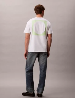 Calvin Klein Lässiges T-Shirt mit runder Grafik^Herren T-shirts