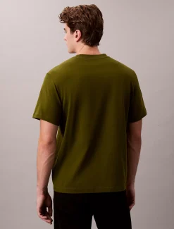 Calvin Klein Lässiges T-Shirt mit Schriftzug-Logo-Grafik^Herren T-shirts