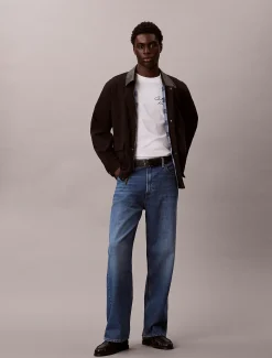 Calvin Klein Lässiges T-Shirt mit Schriftzug-Logo^Herren T-shirts