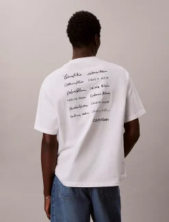 Calvin Klein Lässiges T-Shirt mit Schriftzug-Logo^Herren T-shirts