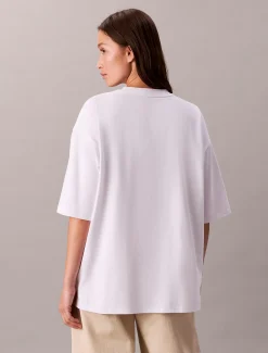 Calvin Klein Lässiges T-Shirt mit Schriftzug-Logo-Grafik^Damen T-shirts & Tops