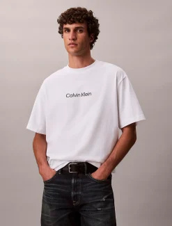 Calvin Klein Lässiges T-Shirt mit Standardlogo^Herren T-shirts