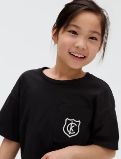 Calvin Klein Lässiges T-Shirt mit Tasche^Kinder T-shirts & Tops|Kleidung