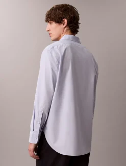 Calvin Klein Lässiges unifarbenes Button-Down-Hemd^Herren Hemden & Poloshirts