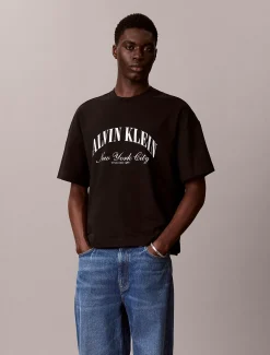 Calvin Klein Lässiges Varsity-Logo-T-Shirt^Herren T-shirts