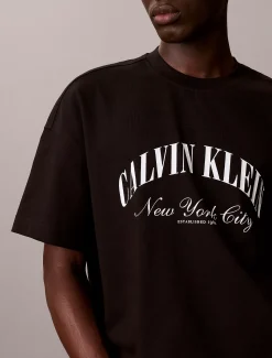 Calvin Klein Lässiges Varsity-Logo-T-Shirt^Herren T-shirts