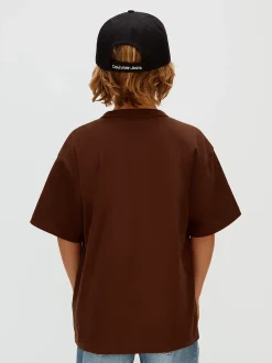 Calvin Klein Lässiges Varsity-Logo-T-Shirt^Kinder Kleidung