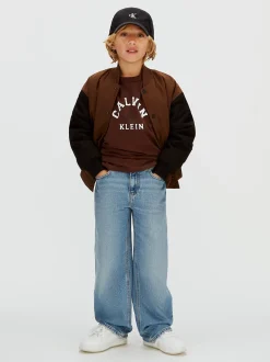 Calvin Klein Lässiges Varsity-Logo-T-Shirt^Kinder Kleidung