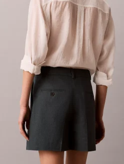 Calvin Klein Maßgenaue Shorts aus Leinen-Mix^Damen Hosen & Shorts