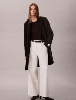 Calvin Klein Maßgenauer Mantel aus Wollgemisch^Damen Mäntel