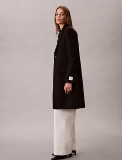 Calvin Klein Maßgenauer Mantel aus Wollgemisch^Damen Mäntel