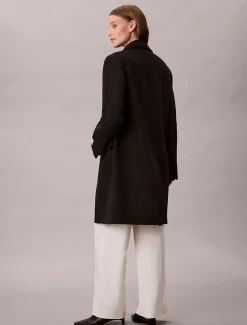 Calvin Klein Maßgenauer Mantel aus Wollgemisch^Damen Mäntel