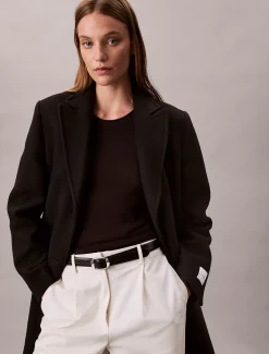 Calvin Klein Maßgenauer Mantel aus Wollgemisch^Damen Mäntel
