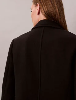 Calvin Klein Maßgenauer Mantel aus Wollgemisch^Damen Mäntel