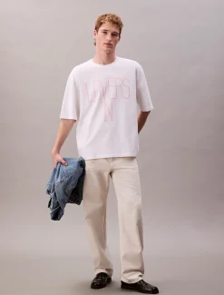 Calvin Klein Marc Hundley Pride Lovers lässiges T-Shirt mit grafischem Print^Herren T-shirts