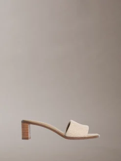 Calvin Klein Marghe - Sandalen mit Absatz und Logo-Jacquardmuster^Damen SandalenFrisch Eingetroffen