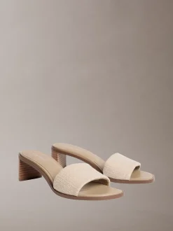 Calvin Klein Marghe - Sandalen mit Absatz und Logo-Jacquardmuster^Damen SandalenFrisch Eingetroffen