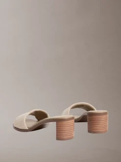 Calvin Klein Marghe - Sandalen mit Absatz und Logo-Jacquardmuster^Damen SandalenFrisch Eingetroffen