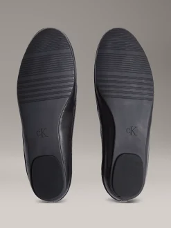 Calvin Klein Mary Jane Ballerinas aus Leder^Damen Flache Schuhe