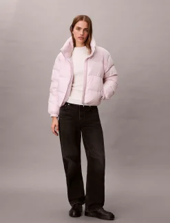 Calvin Klein Matt glänzende Steppjacke^Damen JackenFrisch Eingetroffen