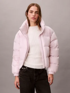 Calvin Klein Matt glänzende Steppjacke^Damen JackenFrisch Eingetroffen