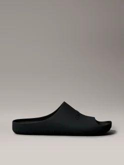 Calvin Klein Matte Jelly-Logo-Schieber^Herren Slippers & Flip Flops