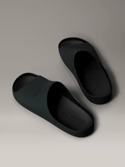Calvin Klein Matte Jelly-Logo-Schieber^Herren Slippers & Flip Flops
