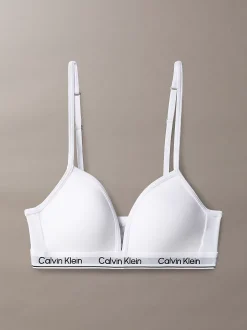 Calvin Klein Mädchen-Bralette - Icon Cotton Stretch^Kinder Unterwäsche|Unterwäsche