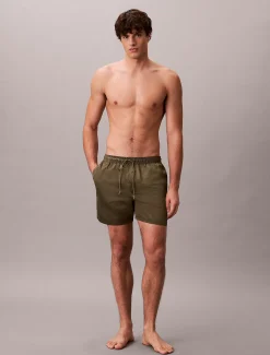 Calvin Klein Medium Badeshorts mit Tunnelzug - CK Tech^Herren BademodeFrisch Eingetroffen