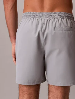 Calvin Klein Medium Badeshorts mit Tunnelzug – CK Monogram^Herren BademodeFrisch Eingetroffen