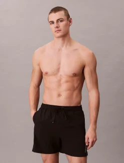 Calvin Klein Medium Badeshorts mit Tunnelzug - CK Tech^Herren BademodeFrisch Eingetroffen