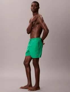Calvin Klein Medium Badeshorts mit Tunnelzug – CK Monogram^Herren BademodeFrisch Eingetroffen