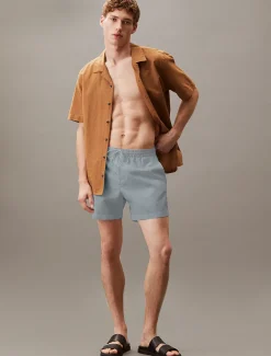 Calvin Klein Medium Badeshorts mit Tunnelzug - Logo Tape^Herren BademodeFrisch Eingetroffen