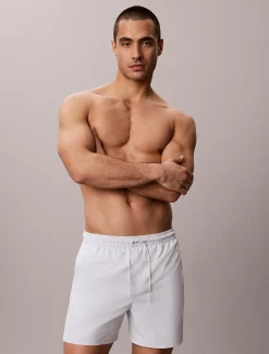 Calvin Klein Medium Badeshorts mit Tunnelzug – CK Essentials^Herren BademodeFrisch Eingetroffen