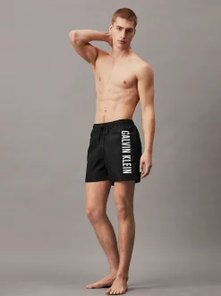 Calvin Klein Medium Badeshorts mit Tunnelzug - Intense Power^Herren BademodeFrisch Eingetroffen
