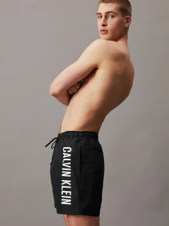 Calvin Klein Medium Badeshorts mit Tunnelzug - Intense Power^Herren BademodeFrisch Eingetroffen
