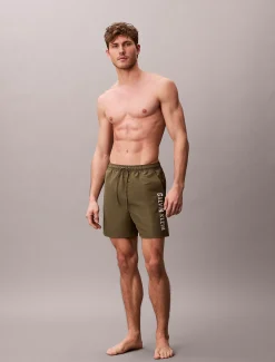 Calvin Klein Medium Badeshorts mit Tunnelzug – Intense Power^Herren BademodeFrisch Eingetroffen