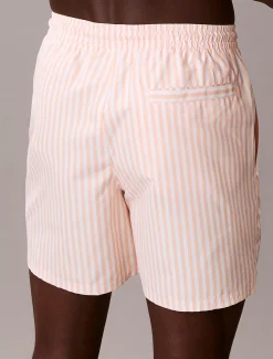 Calvin Klein Medium Badeshorts mit Tunnelzug – CK Monogram^Herren BademodeFrisch Eingetroffen