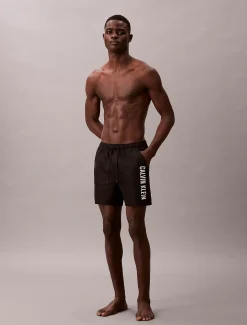 Calvin Klein Medium Badeshorts mit Tunnelzug – Intense Power^Herren BademodeFrisch Eingetroffen